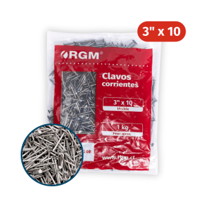 CLAVO 3" x 10 / BOLSA 1KG