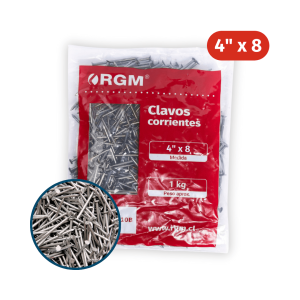 CLAVO 4" x 8 / BOLSA 1KG