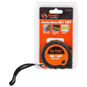 Huincha Medir 5.0 Mts.X 19 Mm. Caja plástica - Smart