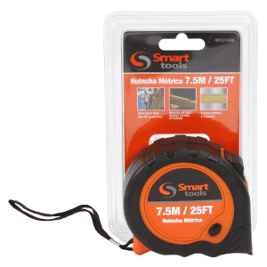 Huincha Medir 7.5 Mts.X 25 Mm. Caja plástica - Smart