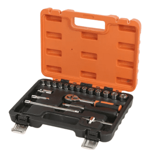 Juego dados 1/4" de 4 a 14 MM. (19 Piezas) - Smart