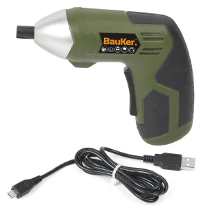 Atornillador 4V Fijo blist USB - Bauker