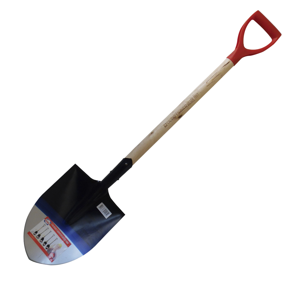 Pala Punta Huevo Mango Madera