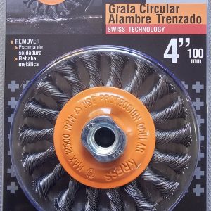 Grata Kress KGCI4TM14 Circular 4 AL. Trenzado M1