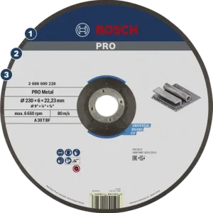 Disco desbaste 230x6.0mm - BOSCH